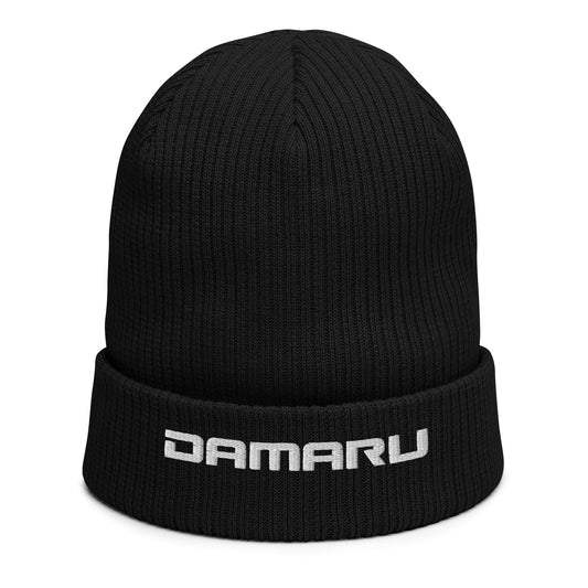 Organic ribbed beanie "Damaru"