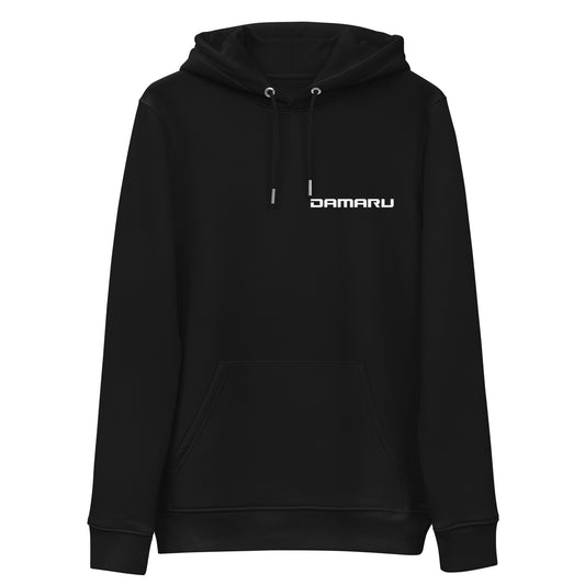 Unisex organic hoodie "OuttaSpace" white