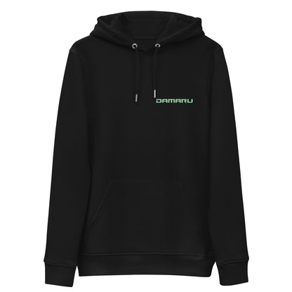 Unisex organic hoodie "OuttaSpace" mint green