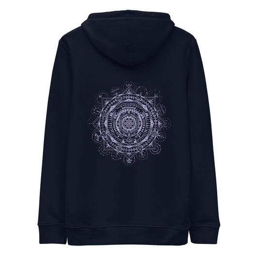 Unisex organic hoodie "Found in a Forest" lavender
